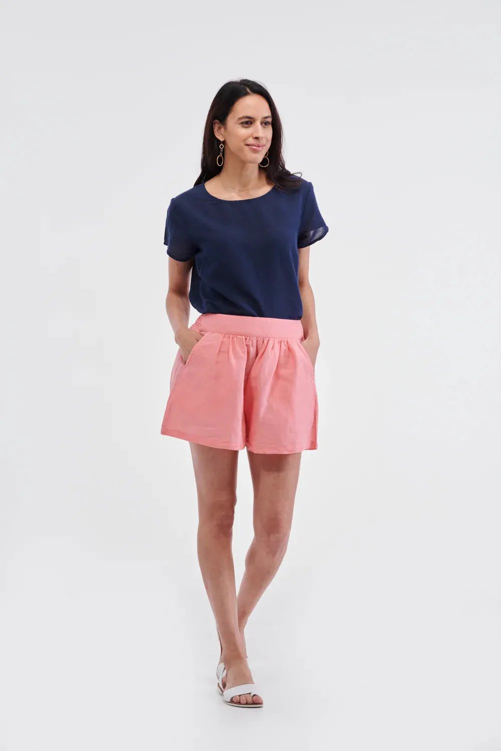 St Halo T-shirt Linen/Organic Cotton