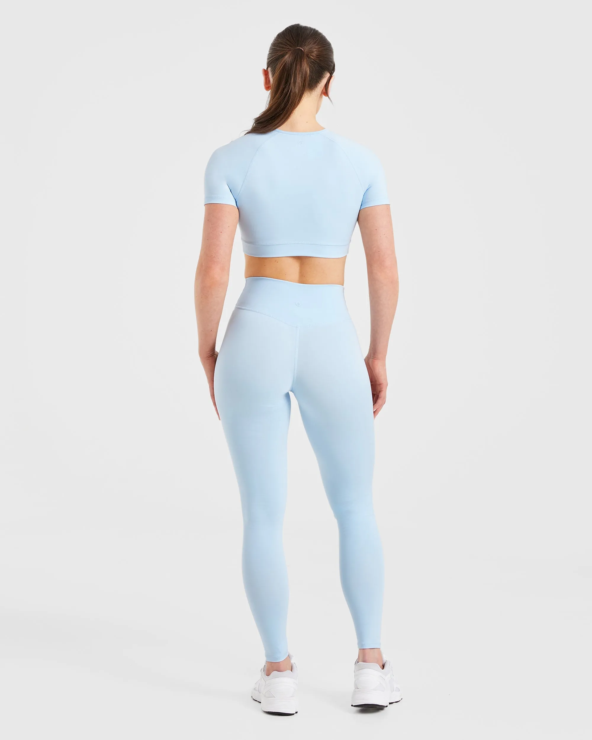 Staple Crop Top - Pastel Blue