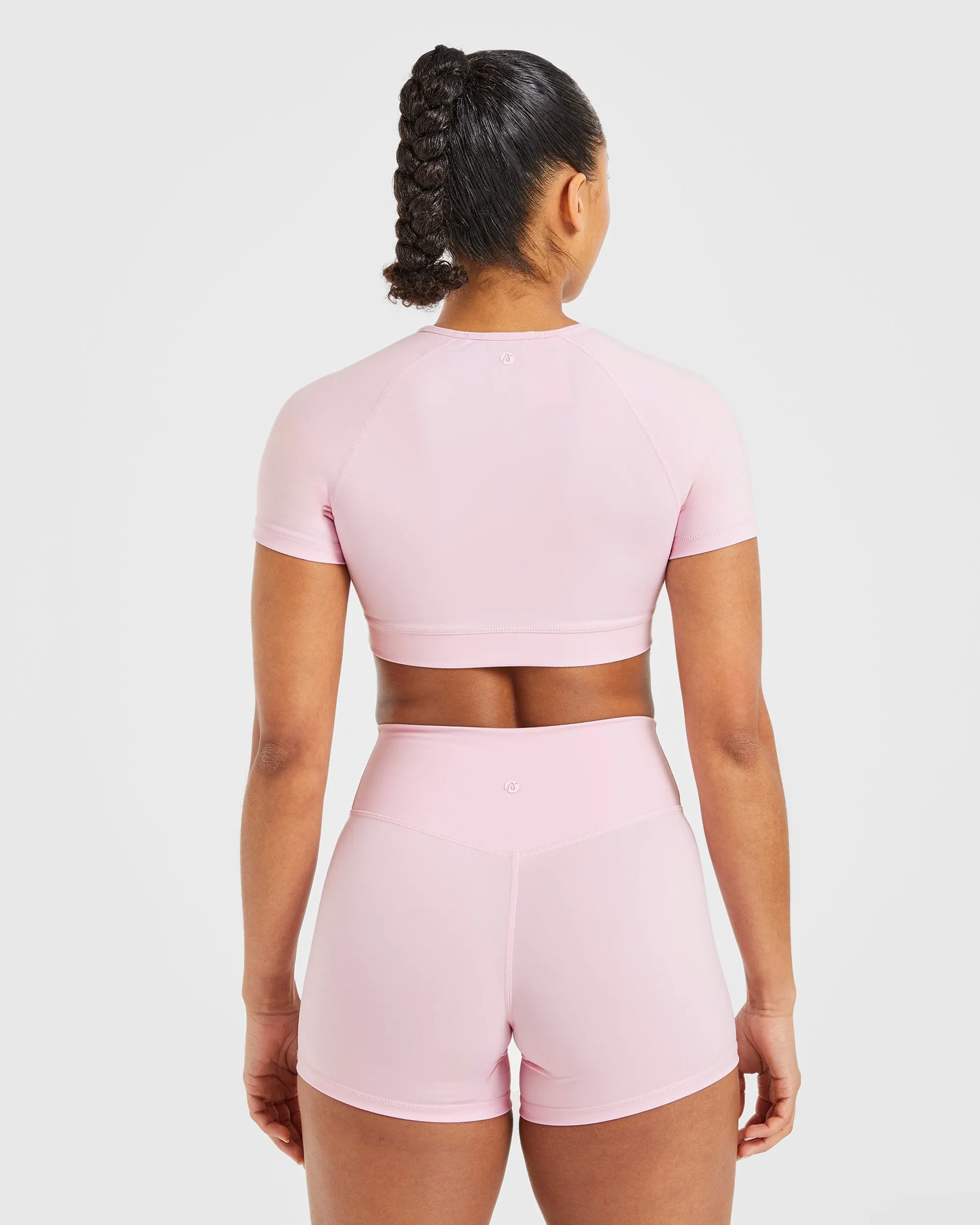 Staple Crop Top - Pastel Pink