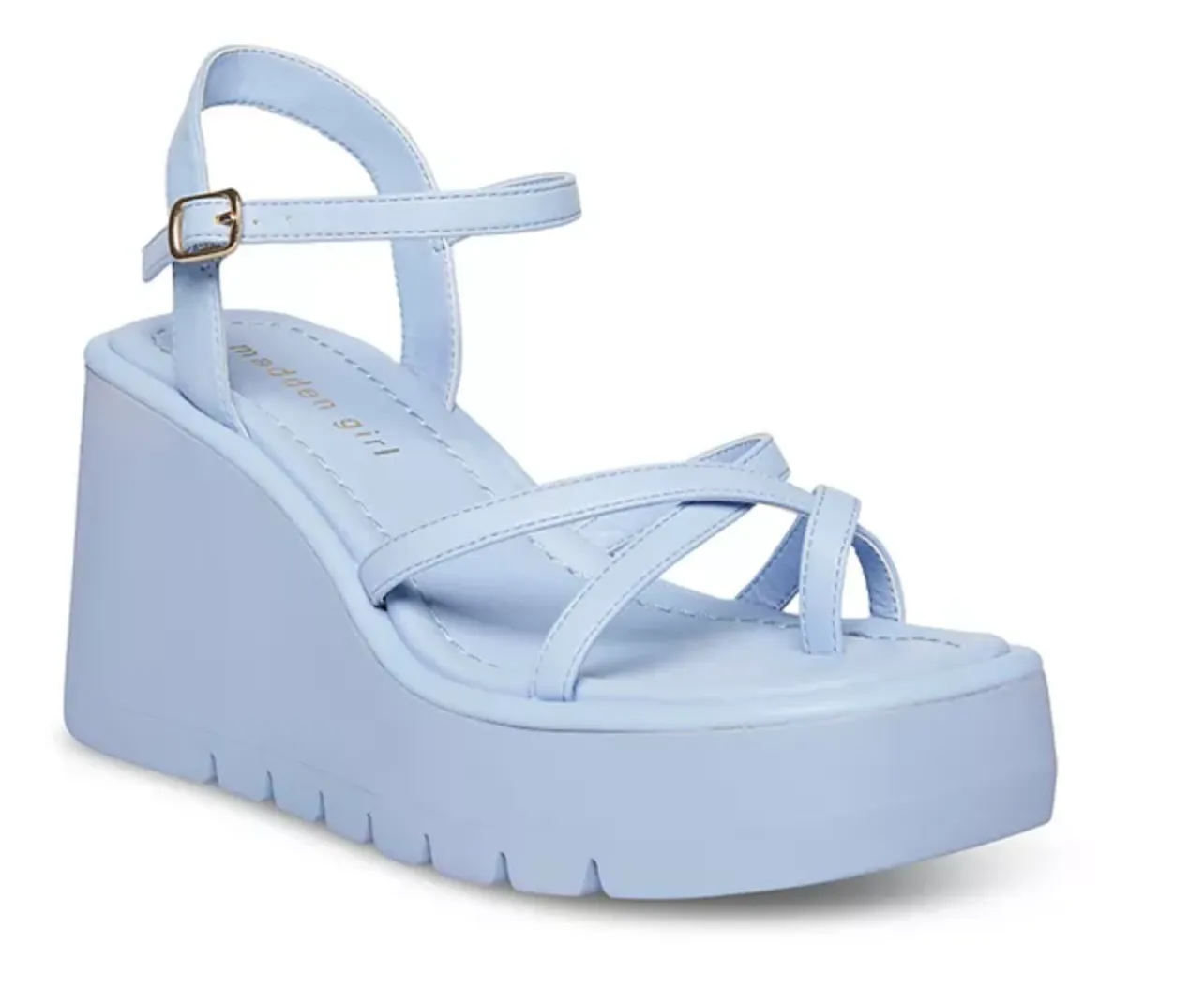 Strappy Criss Cross Wedge Sandal