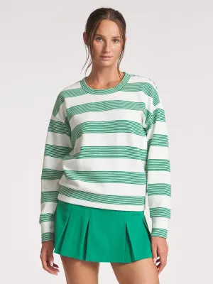 Stripe Crew Neck Pullover