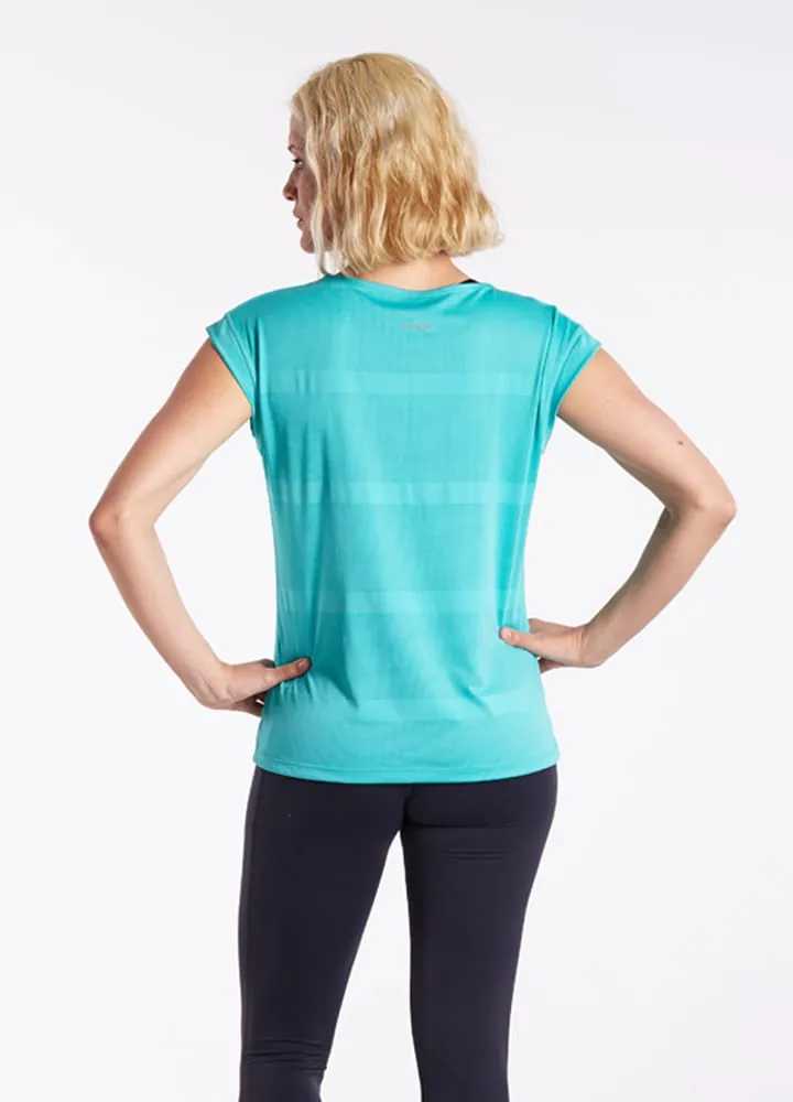 Stripe Women's Running T-Shirt