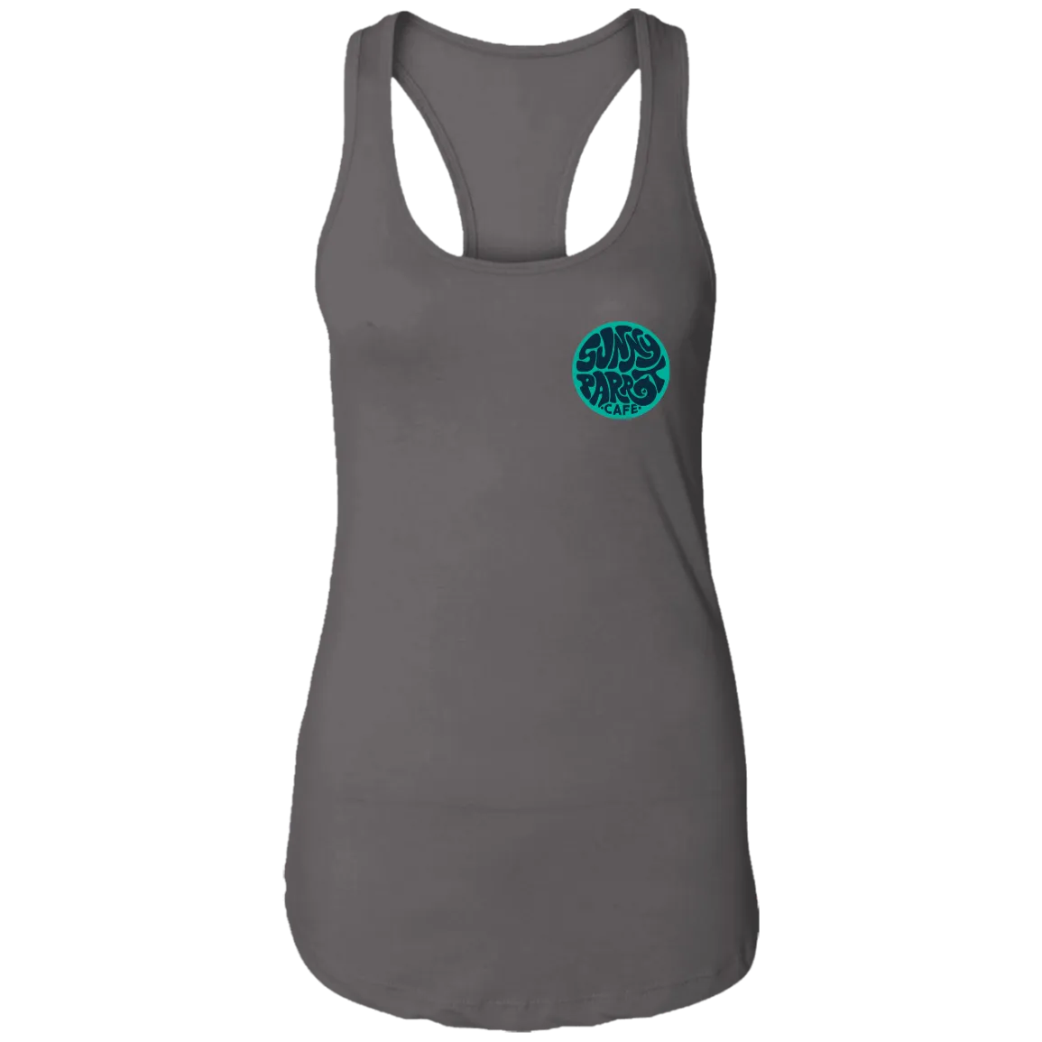 Sunny Parrot Ladies Ideal Racerback Tank