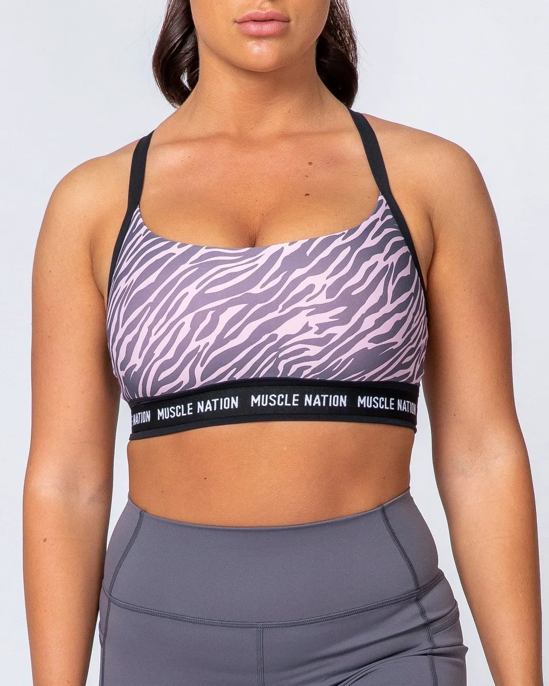 Superset Bra - Tri Stripe/Black