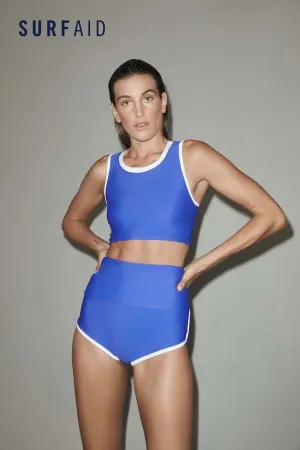 Surf Crop - Electric Blue