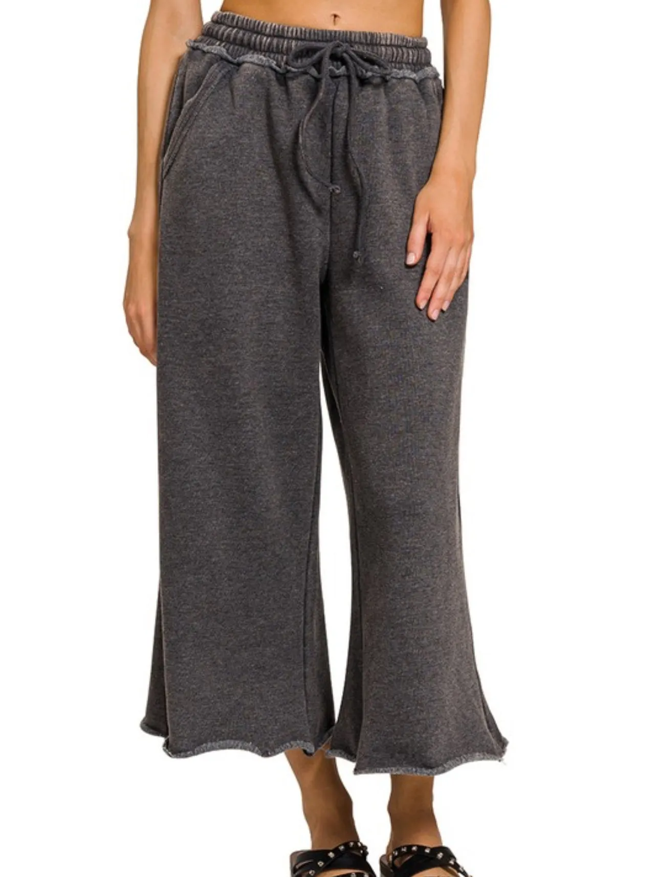 Sweatpants Fleece Palazzo