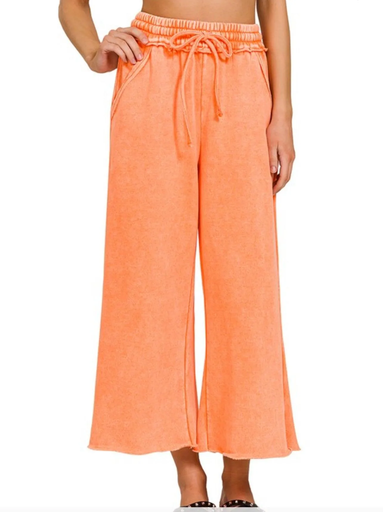 Sweatpants Fleece Palazzo