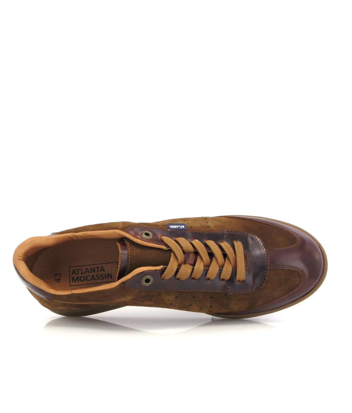 T-Sneakers - camurça e pull up camel
