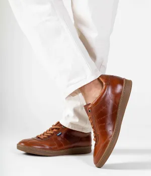 T-Sneakers - pull up brandy