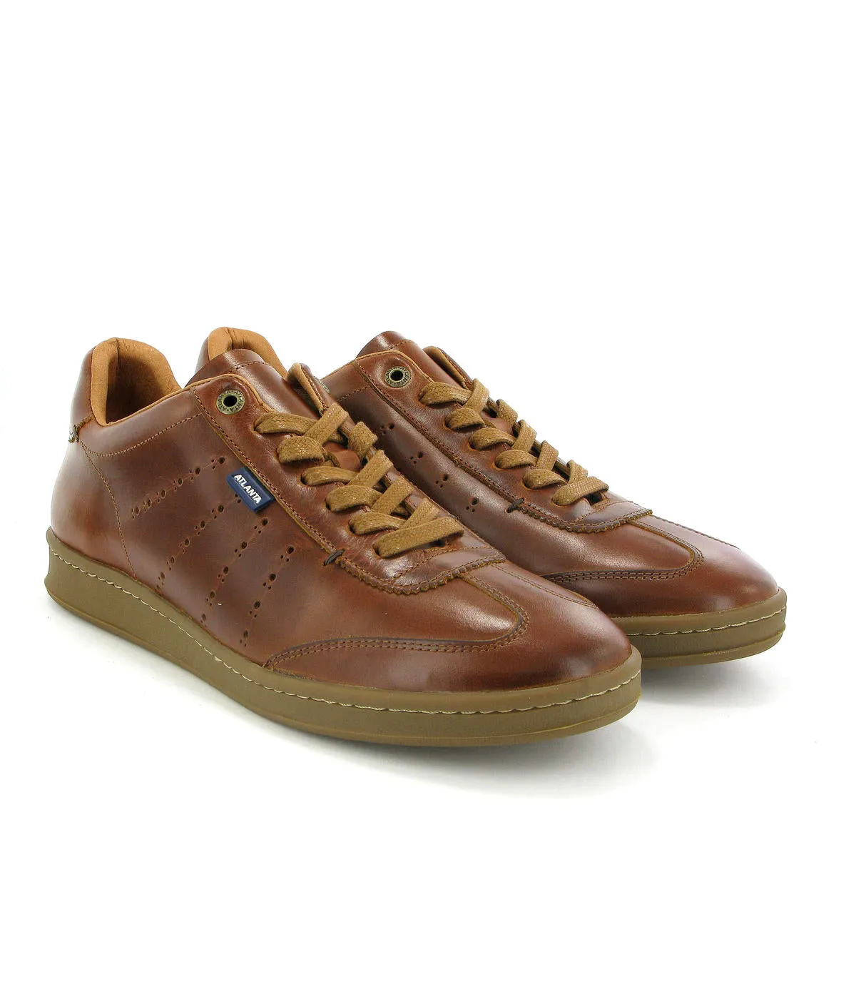 T-Sneakers - pull up brandy