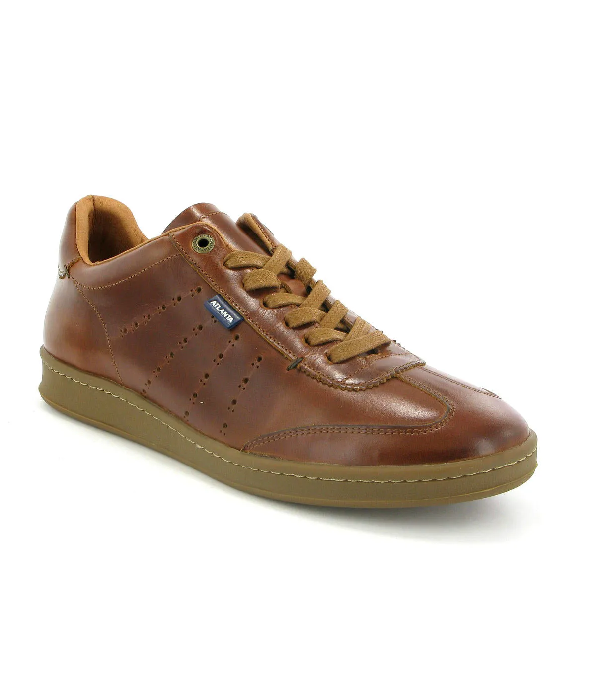 T-Sneakers - pull up brandy
