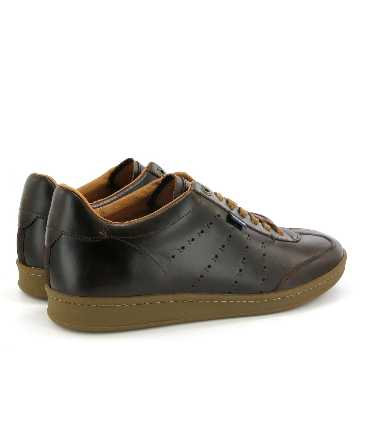 T-Sneakers - pull up castanho escuro