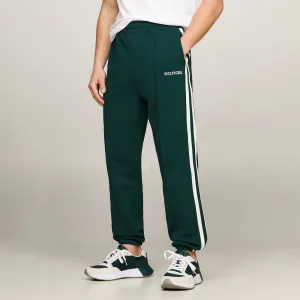 Tape Monotype Sweatpants - Dark Green