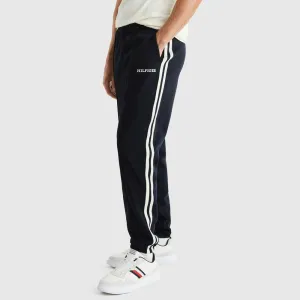 Tape Monotype Sweatpants - Navy