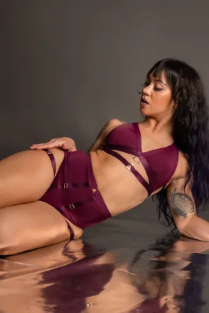 Tatiana Active Tokio Shorts - Matte Wine
