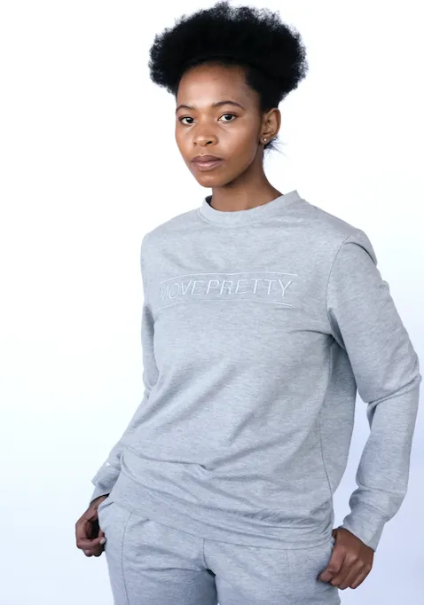 THE JESS CREWNECK TOP | GREY
