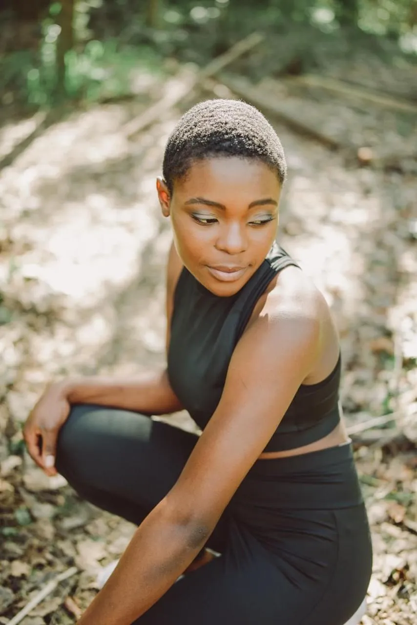 THE LONGER BODY CROP | BLACK