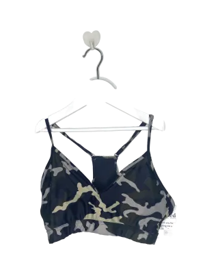 The Upside Green Camo Sports Bra UK 6