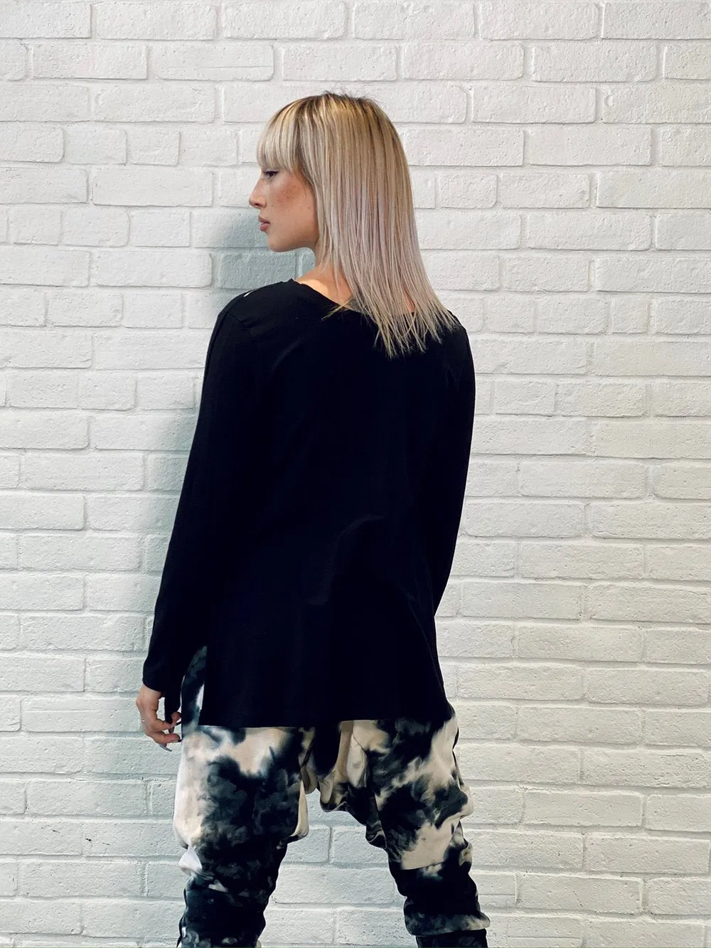 Tie Dye Drop Sweatpants with Pockets
