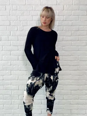 Tie Dye Drop Sweatpants with Pockets