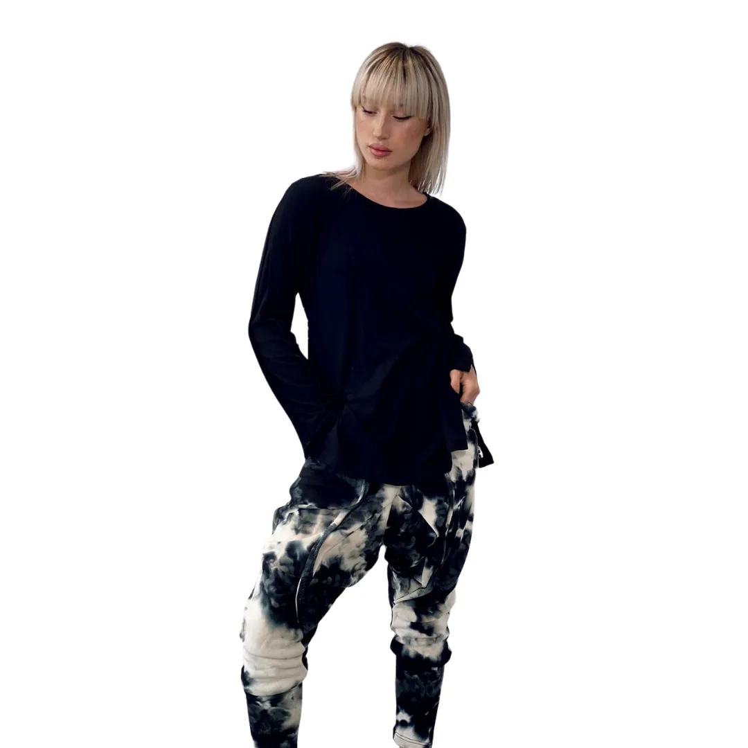 Tie Dye Drop Sweatpants with Pockets