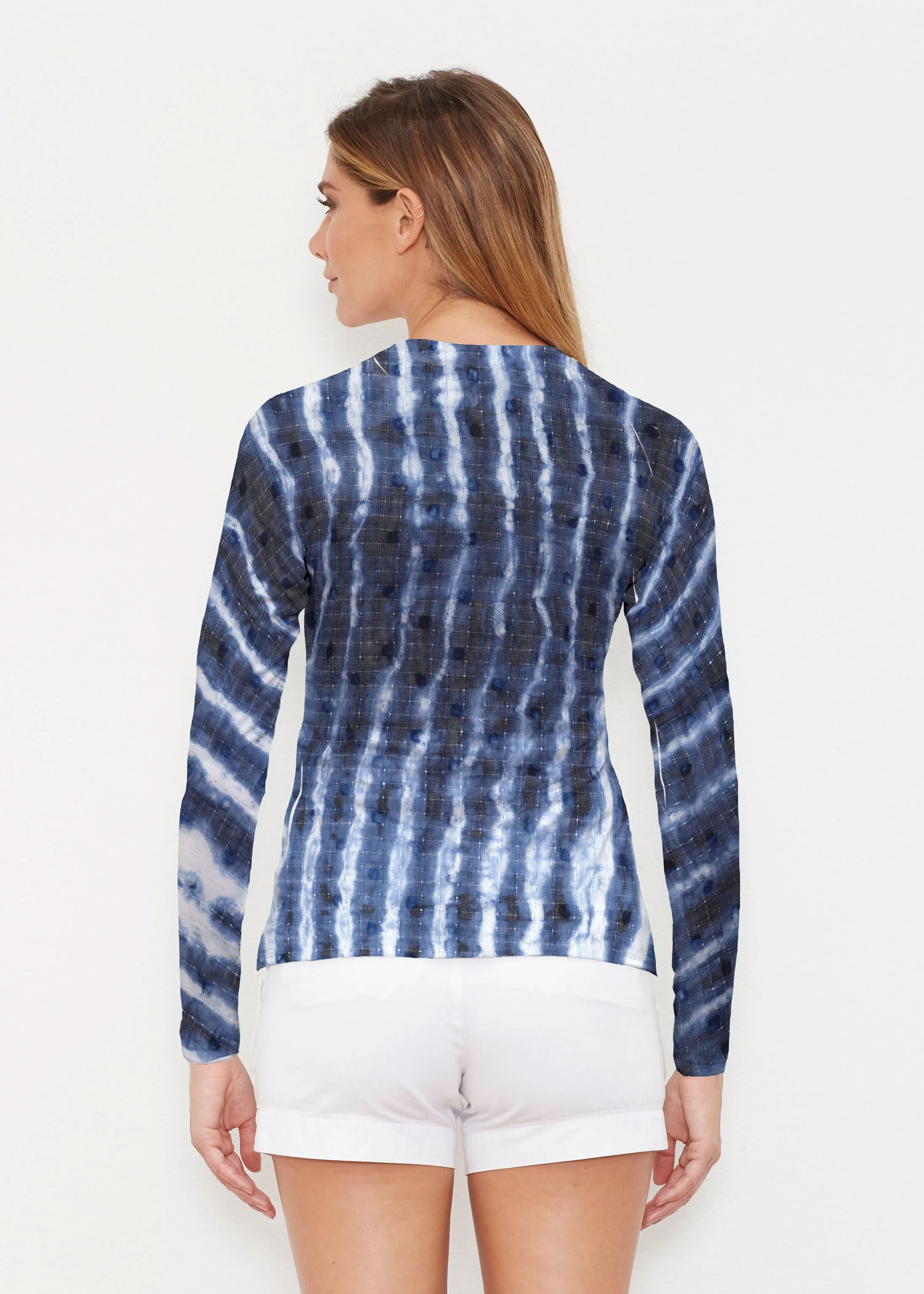 Tie-Dye Ripple (14183) ~ Long Sleeve Rash Guard