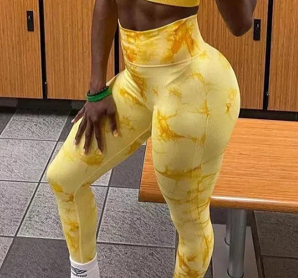 Tie Dye Seamless Gym Leggings