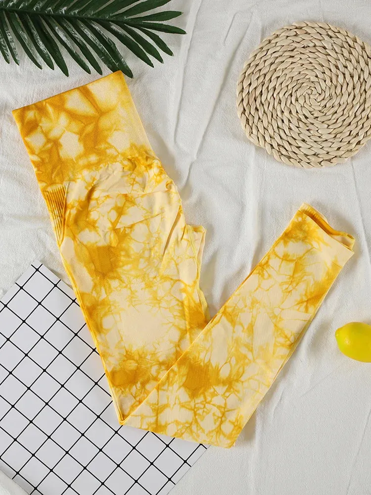 Tie Dye Seamless Gym Leggings