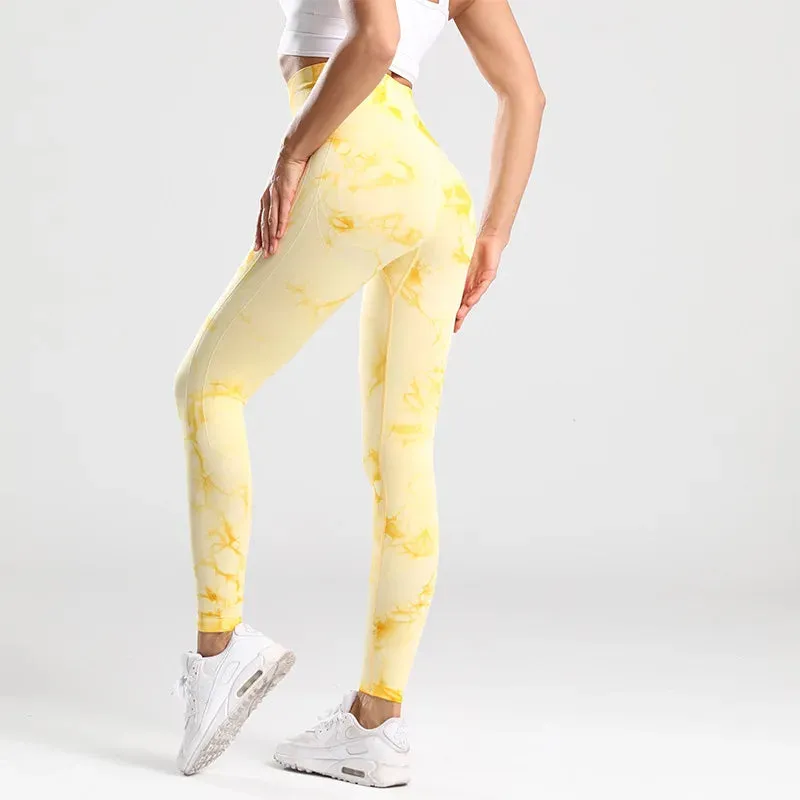 Tie Dye Seamless Gym Leggings