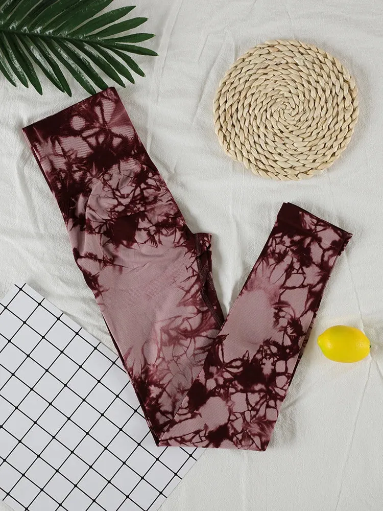 Tie Dye Seamless Gym Leggings
