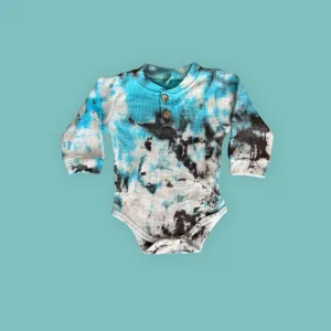 Toddler Blue Tie Dye Onesie