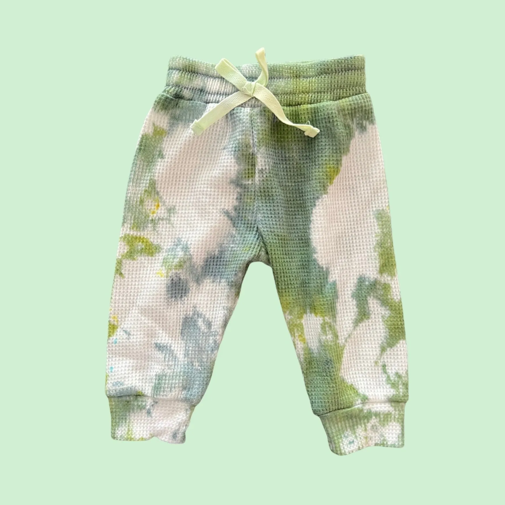 Toddler Green Tie Dye Joggers