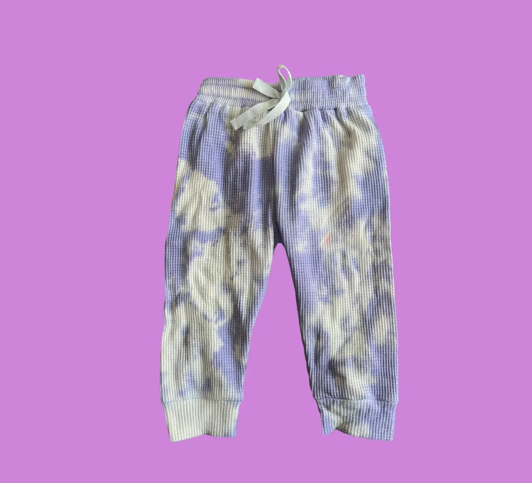 Toddler Lavender Tie Dye Onesie Jogger Set