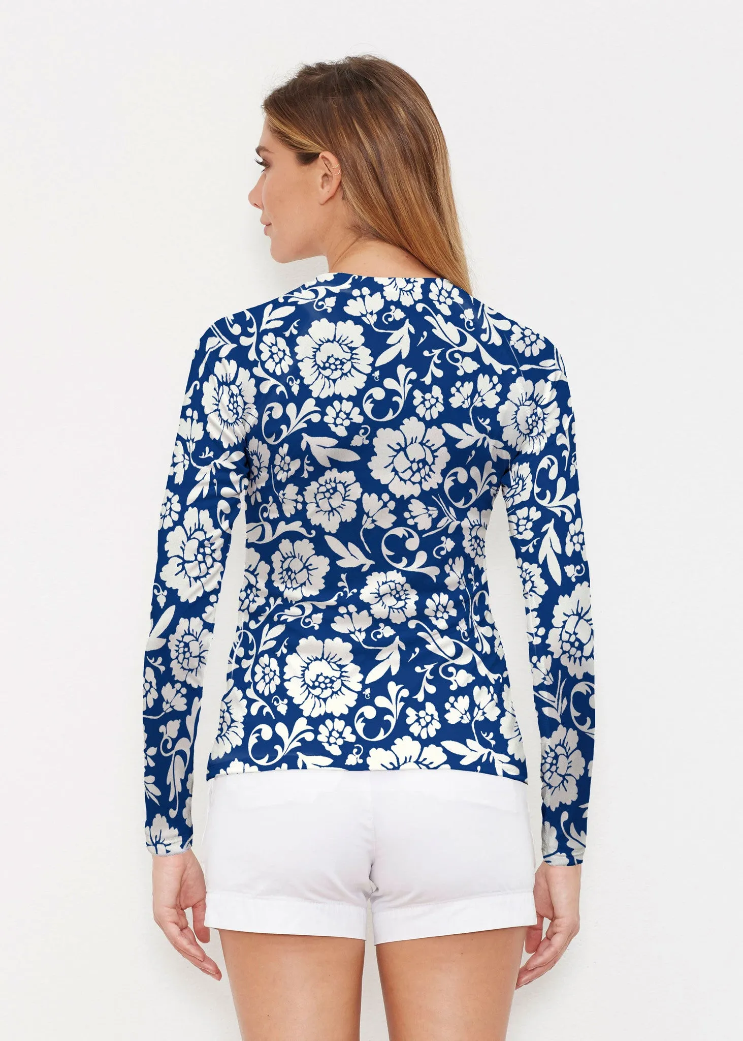 Traditional Navy (14135) ~ Long Sleeve Rash Guard