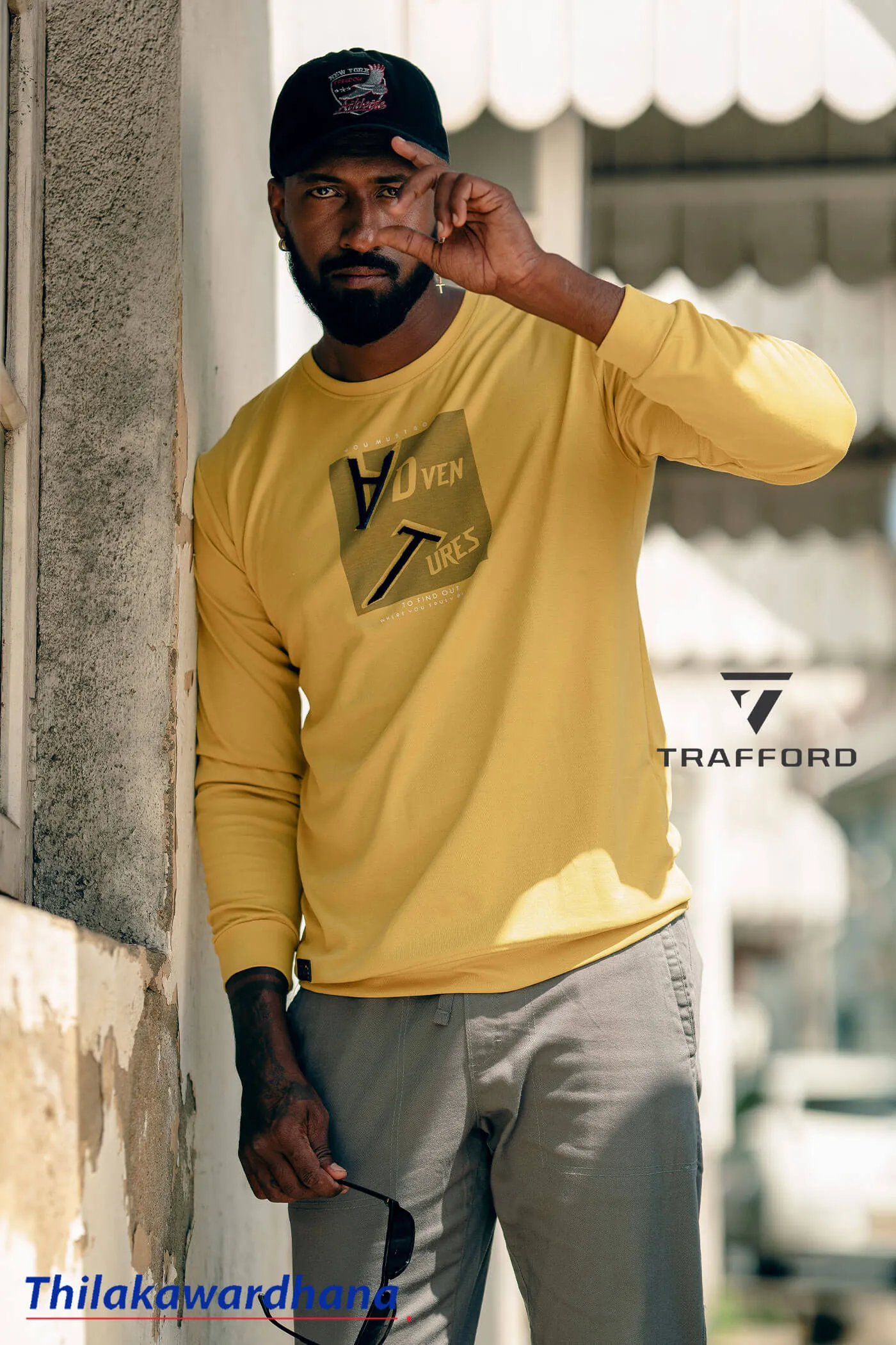 Trafford Crew Neck Long Sleeve T Shirt