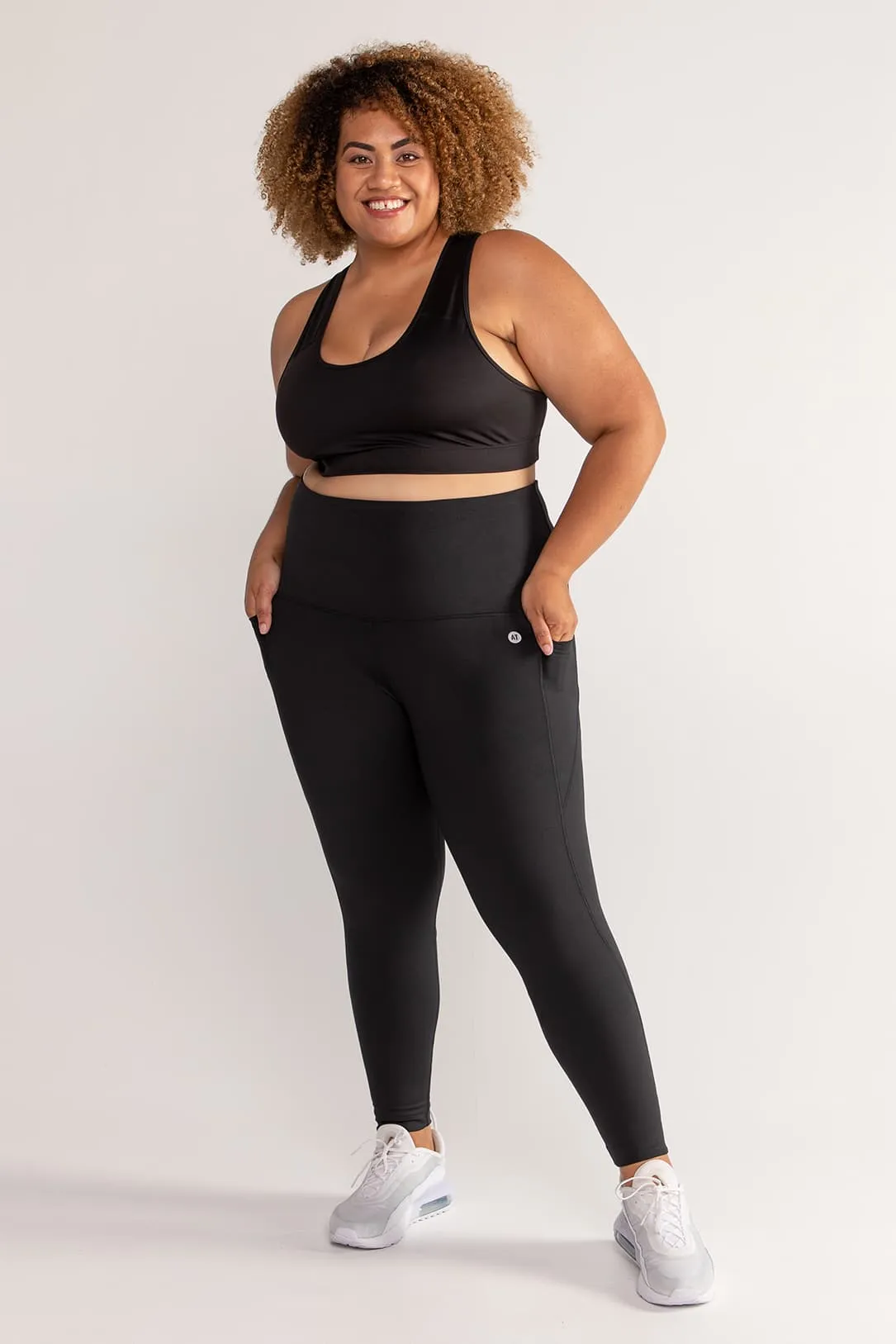 Training Pocket Move Full Length Legging - Black