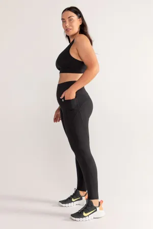 Training Pocket Move Full Length Legging - Black