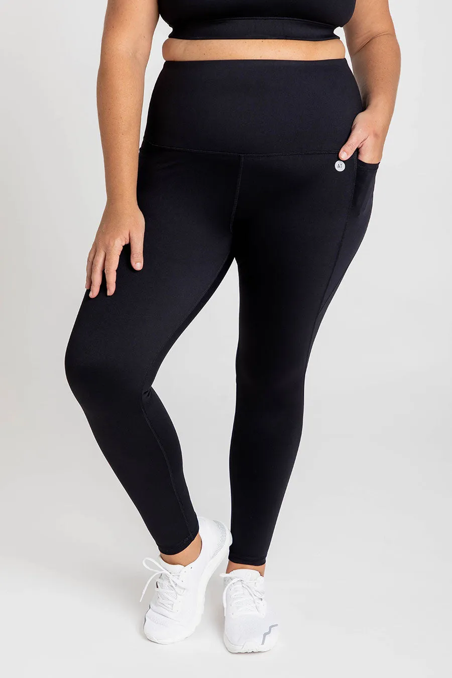 Training Pocket Move Full Length Legging - Black