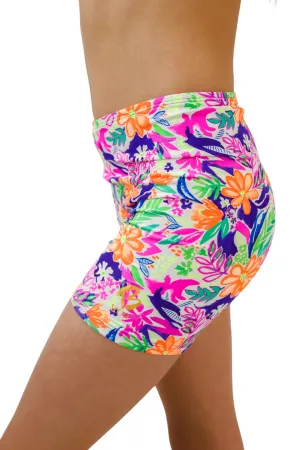 Tropical - Gym Swim Bike Shorts