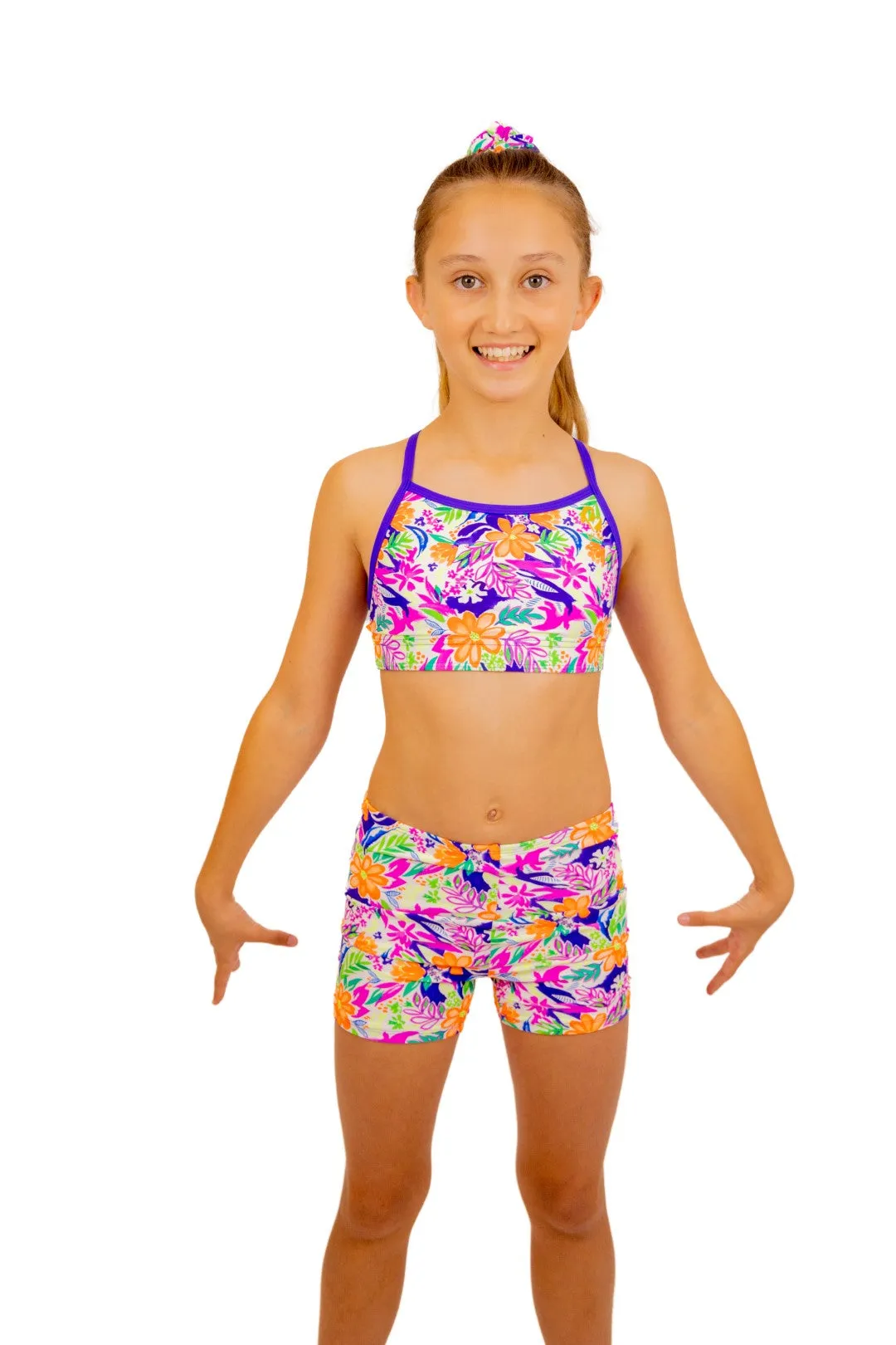 Tropical - Gym Swim Bike Shorts