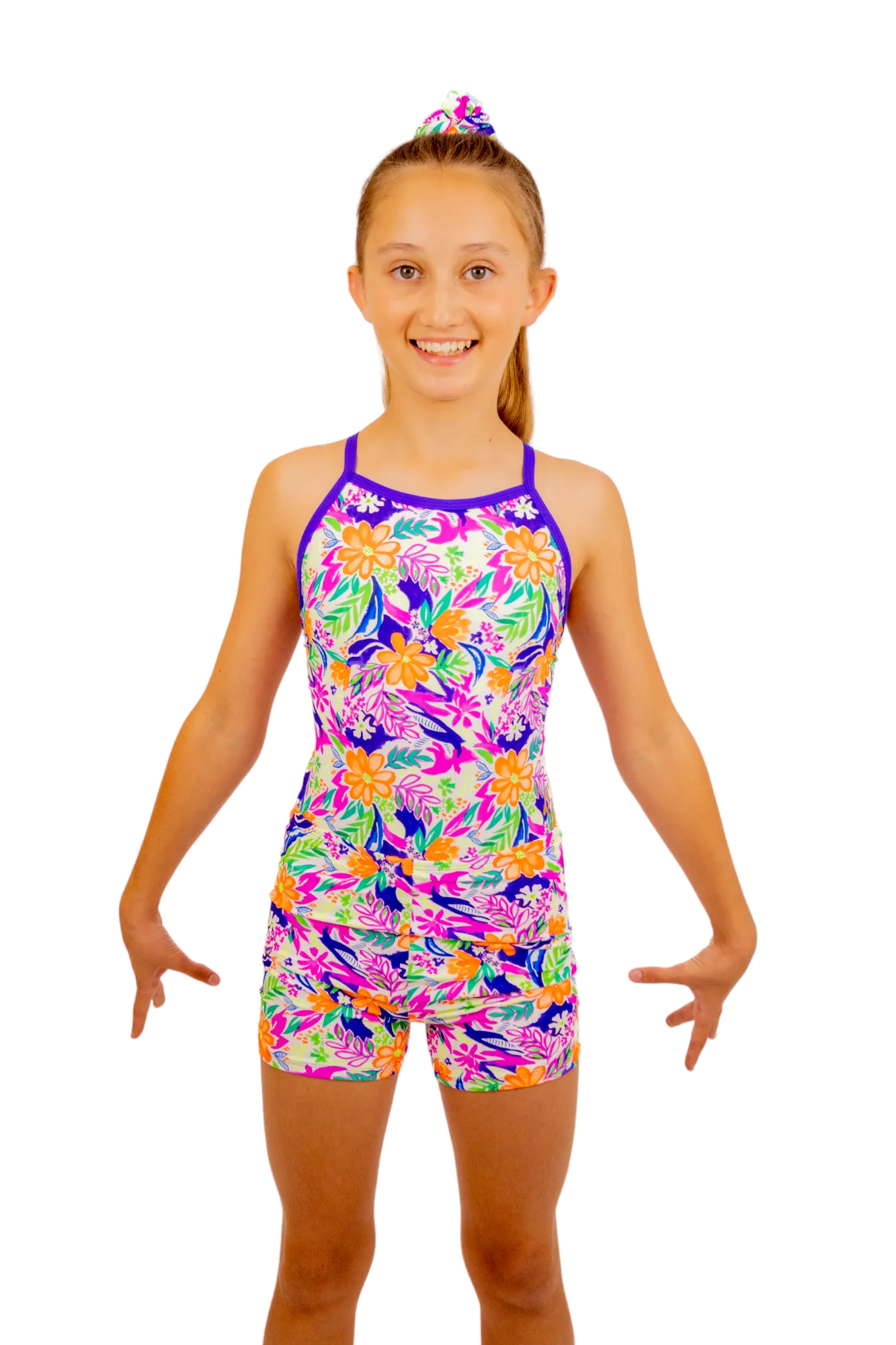 Tropical - Gym Swim Bike Shorts