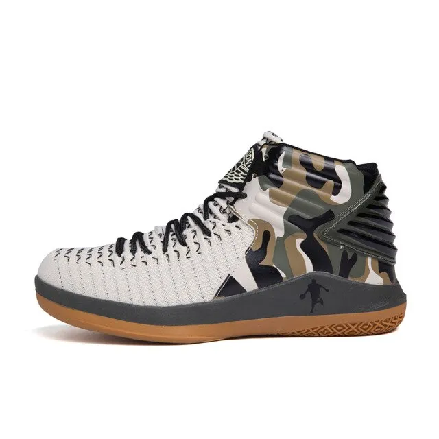 TULUO Jordans Basketball Shoes For Men Ankle Boots Sneakers Outdoor Gym Breathable Anti-skid Athletic Male Basket Sport Shoes