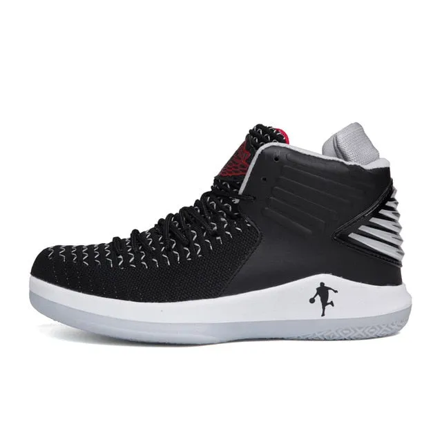 TULUO Jordans Basketball Shoes For Men Ankle Boots Sneakers Outdoor Gym Breathable Anti-skid Athletic Male Basket Sport Shoes