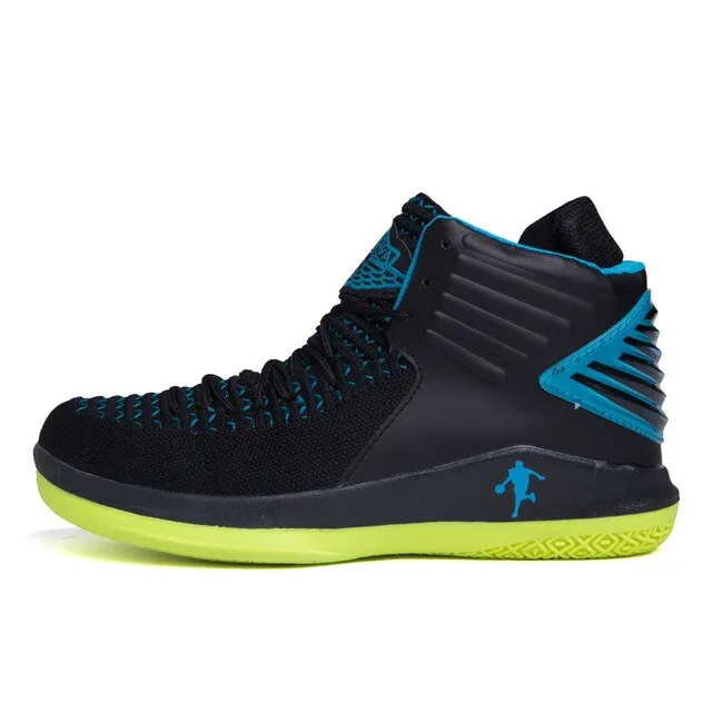 TULUO Jordans Basketball Shoes For Men Ankle Boots Sneakers Outdoor Gym Breathable Anti-skid Athletic Male Basket Sport Shoes