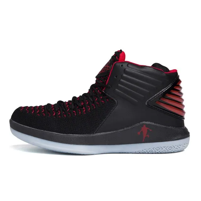 TULUO Jordans Basketball Shoes For Men Ankle Boots Sneakers Outdoor Gym Breathable Anti-skid Athletic Male Basket Sport Shoes