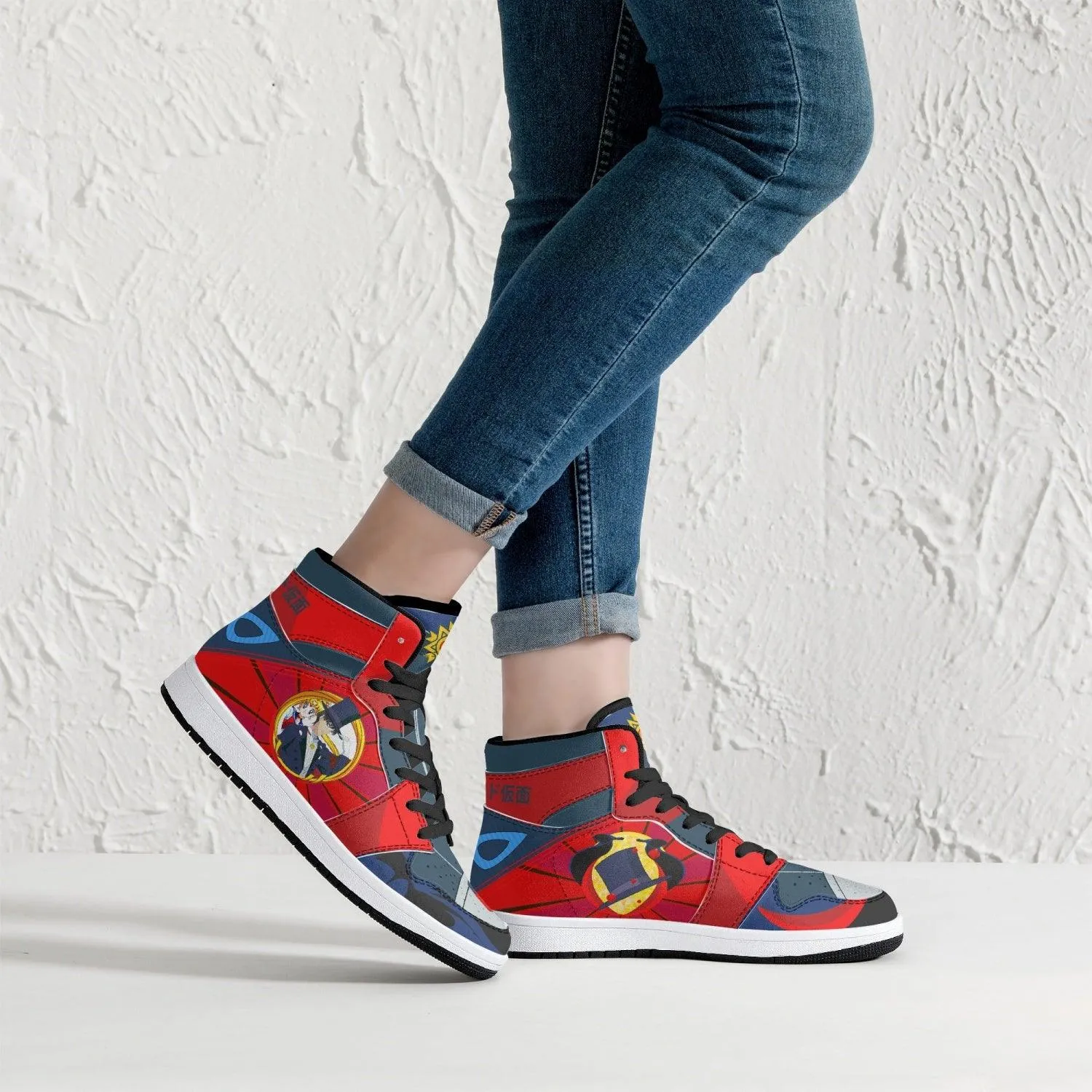 Tuxedo Mask Sailor Moon Crystal Mid 1 Basketball Shoes