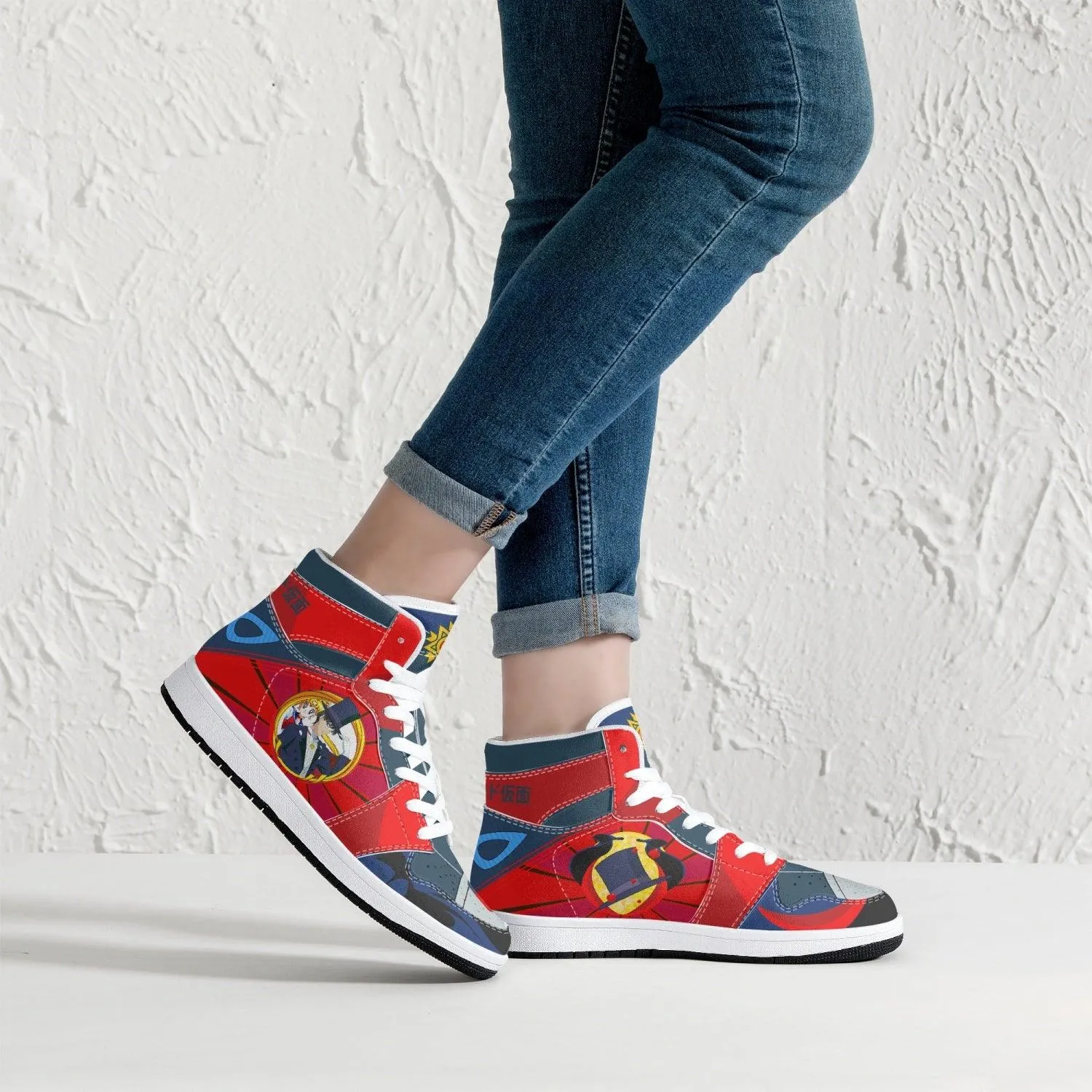 Tuxedo Mask Sailor Moon Crystal Mid 1 Basketball Shoes
