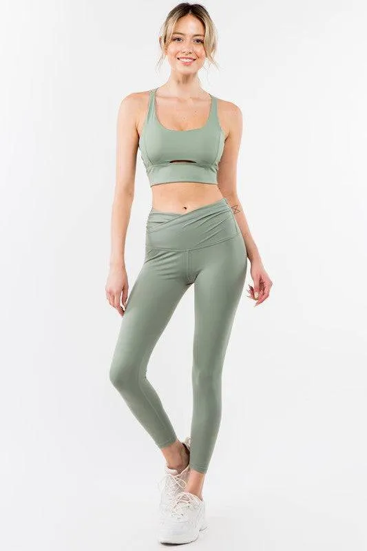 Twisted Waist buttery soft  Leggings