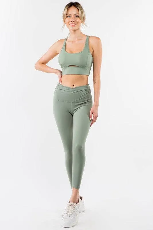 Twisted Waist buttery soft  Leggings