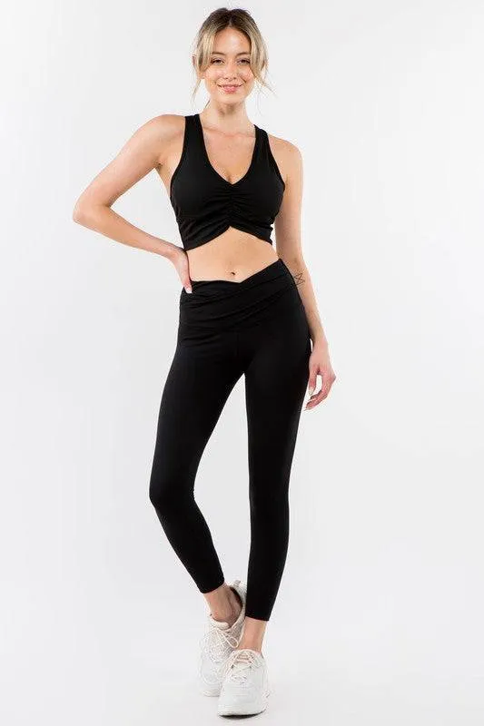 Twisted Waist buttery soft  Leggings